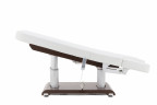 Массажный стол электричеcкий MED-MOS ММКМ-2 (КО-159Д) белый/коричневый